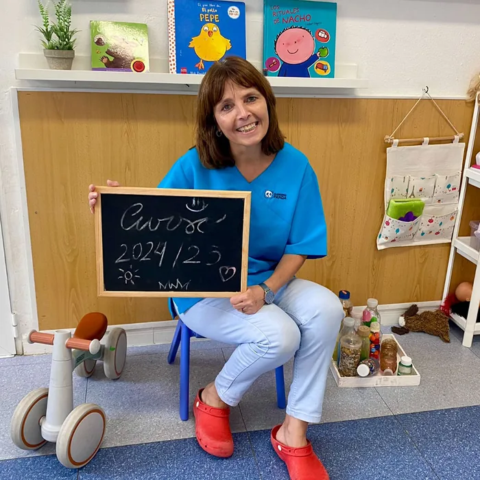 Raquel, Educadora del aula de bebés en Guardería Panda